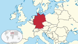 Situo de Germanio en ĝia regiono.