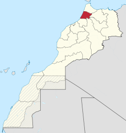 Gharb-Chrarda-Béni Hssen - Localisation