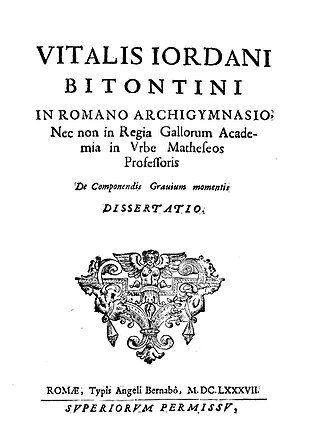 <span class="mw-page-title-main">Giordano Vitale</span> Italian mathematician (1633–1711)