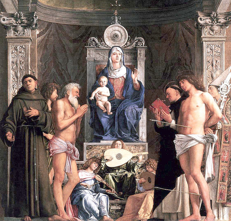 File:Giovanni Bellini - Pala di St Giobbe - (detalhe).jpg - Wikimedia  Commons