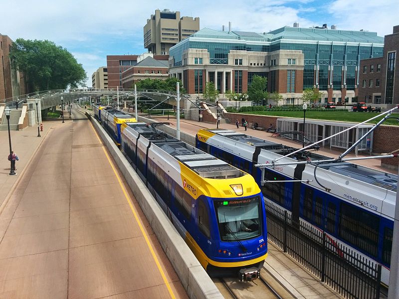 File:Green Line trains on both tracks.jpg