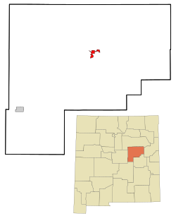 Location of Santa Rosa, New Mexico