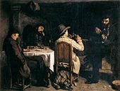 'Po večerji v Ornansu, 1849