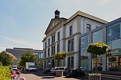 Bugnon 21, headquarters of the University Hospital of Lausanne and of the deanship of the Faculty of Biology and Medicine.