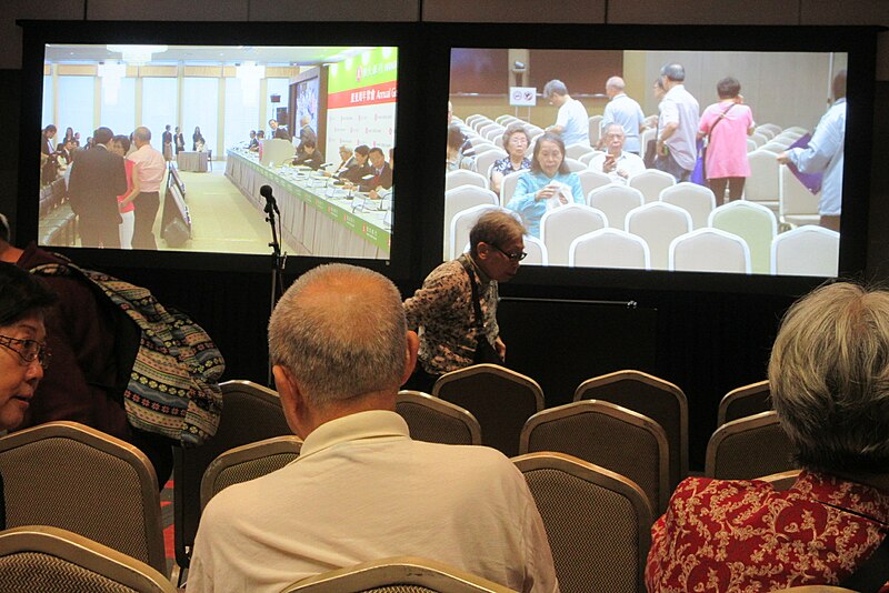 File:HK Central 德輔道中 Des Voeux Road Central 恆生銀行 Hang Seng Bank HQ 週年股東大會 AGM meeting May 2017 IX1 03.jpg