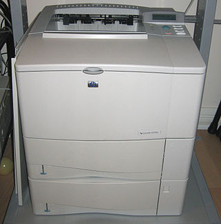 <span class="mw-page-title-main">HP LaserJet 4000 series</span>