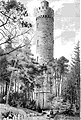 Hasenbergturm, vor 1886.