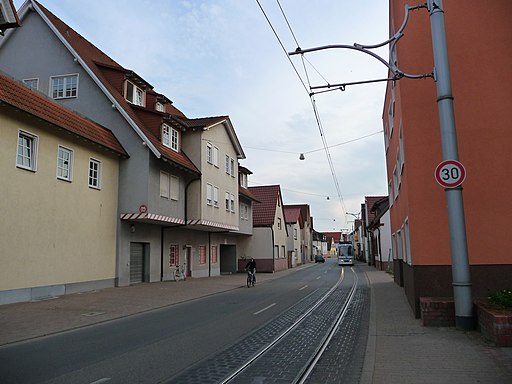 Hauptstraße Eppelheim Straßenbahn