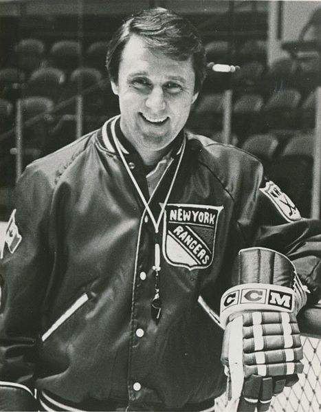 Brooks with the New York Rangers in 1983