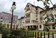 Teresopolis with a Portuguese hotel. Higino Palace Hotel, Teresopolis.jpg