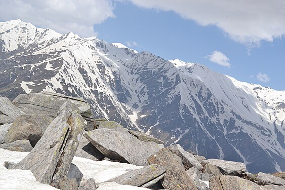 Rocks of Himalayas, Himachal Pradesh, India