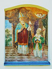 Hl.Zeno, Fresko Außenwand der kath. Pfarrkirche.jpg