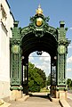 Vorfahrt des kaiserlichen Hofpavillons Hietzing in Wien von 1898, entworfen von Otto Wagner