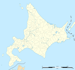 有明の位置（北海道内）