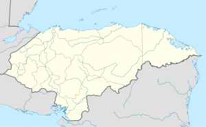 La Mina på en karta över Honduras