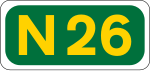 N26 Straßenschild}}