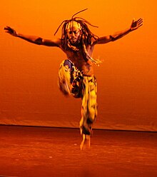 Ballet Nimba's Artistic Director performs at the Southbank Centre, London 2011 Idrissa Camara.jpg