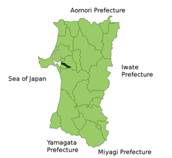 井川町位置图