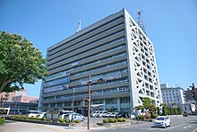 Das Gebäude der Präfekturverwaltung (engl. Iwate Prefectural Government Building) in Morioka.