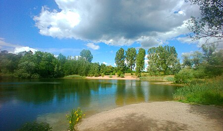 Jägerhausseen, nördlicher See, Blick nach Norden