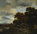 Jacob van Ruisdael - Wooded Hill with a Ruin HK-153.jpg