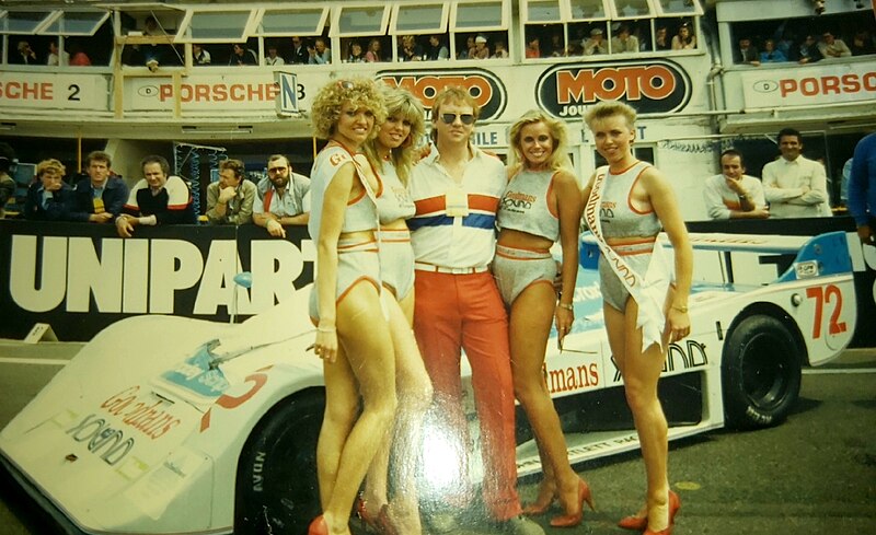 File:John Bartlett LeMans Team 1986.jpg