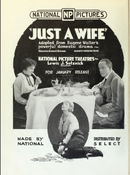 File:Just a Wife by Howard Hickman 2 Film Daily 1920.png