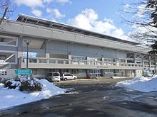 Snow.jpg-дегі Kaiseizan жеңіл атлетика стадионы
