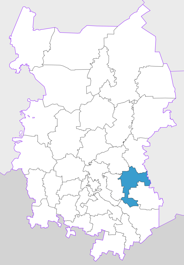 Калачинский район на карте