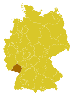 Map of the Diocese of Speyer