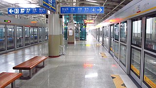 <span class="mw-page-title-main">Jukjeon station</span> Metro station in Yongin, South Korea