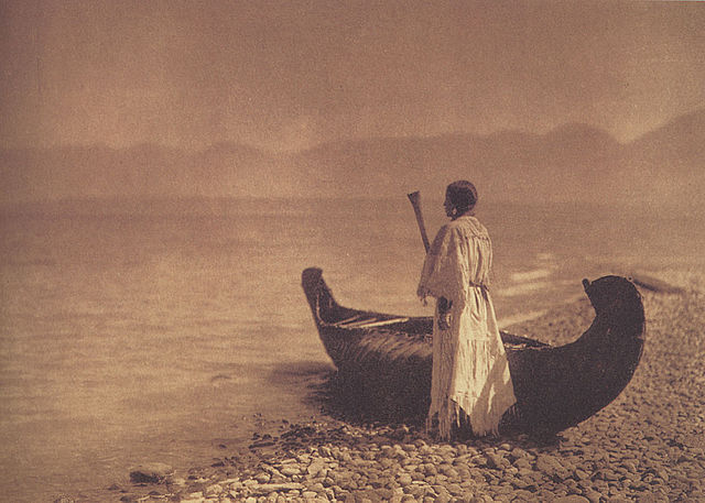 Kutenai Woman, 1910 photogravure by Edward Curtis