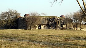 La casemate du Nord-Ouest d'Achen.