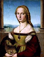 Raphael. Lady with unicorn (1506)