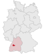Lage des Landkreises Freudenstadt in Deutschland.png