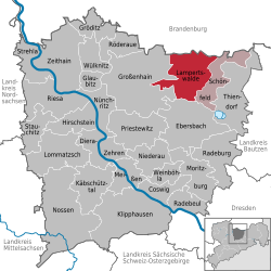 Lampertswalde – Mappa