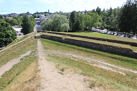 The walls of the Lappeenranta fortress