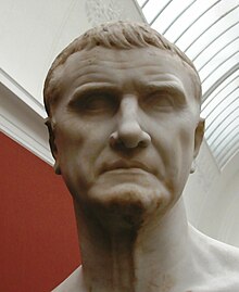 Porträtkopf, wahrscheinlich Marcus Licinius Crassus, aus dem Liciniergrab. Kopenhagen, Ny Carlsberg Glyptotek (Quelle: Wikimedia)