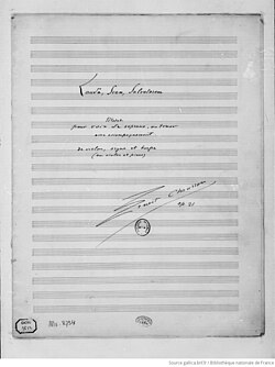 Image illustrative de l’article Trois motets, op. 16 de Chausson