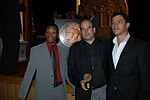 Thumbnail for File:Lawrence Gilliard, Jr., David Simon and Dominic West, May 2004 (1).jpg