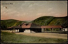 Early-20th-century postcard of the station Lenox station postcard.jpg