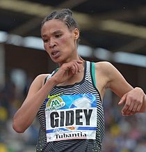 Weltrekordinhaberin Letesenbet Gidey – in der Woche zuvor Weltmeisterin über 10.000 Meter – kam auf den fünften Platz
