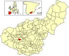 Расположение муниципалитета Ла-Малаа на карте провинции