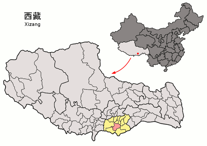 File:Location of Comai within Xizang (China).png