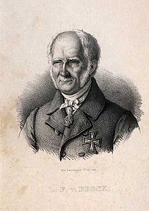 Ludvig Frederik Brock (1754–1853) offiser og hoffsjef hos Christian Frederik i 1814