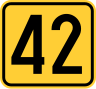 State Road 42 щит}} 