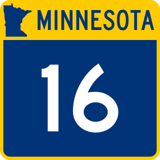 <span class="mw-page-title-main">Minnesota State Highway 16</span> State highway in Minnesota, United States