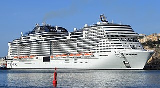 <i>MSC Meraviglia</i> Cruise ship operated by MSC Cruises