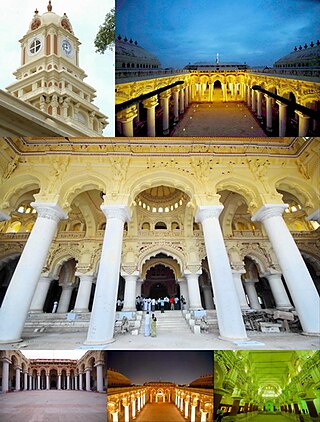 <span class="mw-page-title-main">Thirumalai Nayakkar Mahal</span> 17th-century palace in Madurai, Tamil Nadu, India