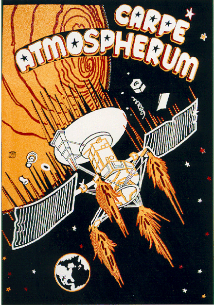 A poster designed for the Magellan end of mission